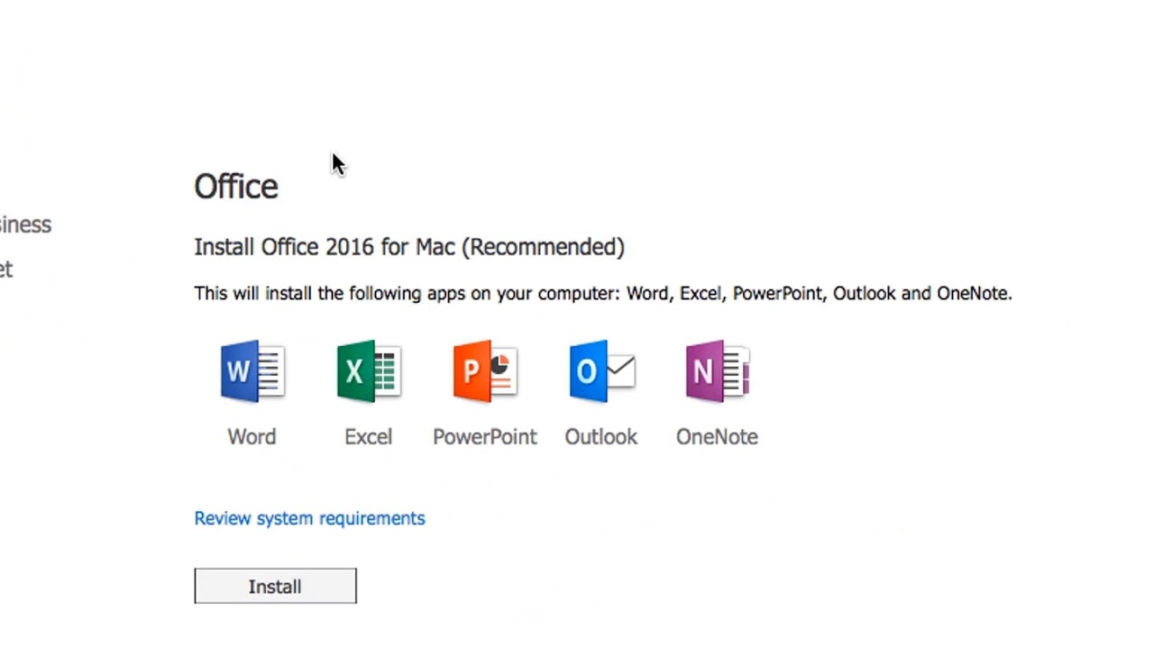 why wont my office 2016 for mac connect to office 365